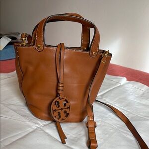 Tory Burch Miller small Brown Leather Handbag